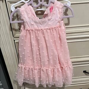 Isaac Mizrahi Pink Heart Dress